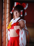 [Cosplay] Reimu Hakurei with dildo and toys - Touhou Project Cosplay(5)